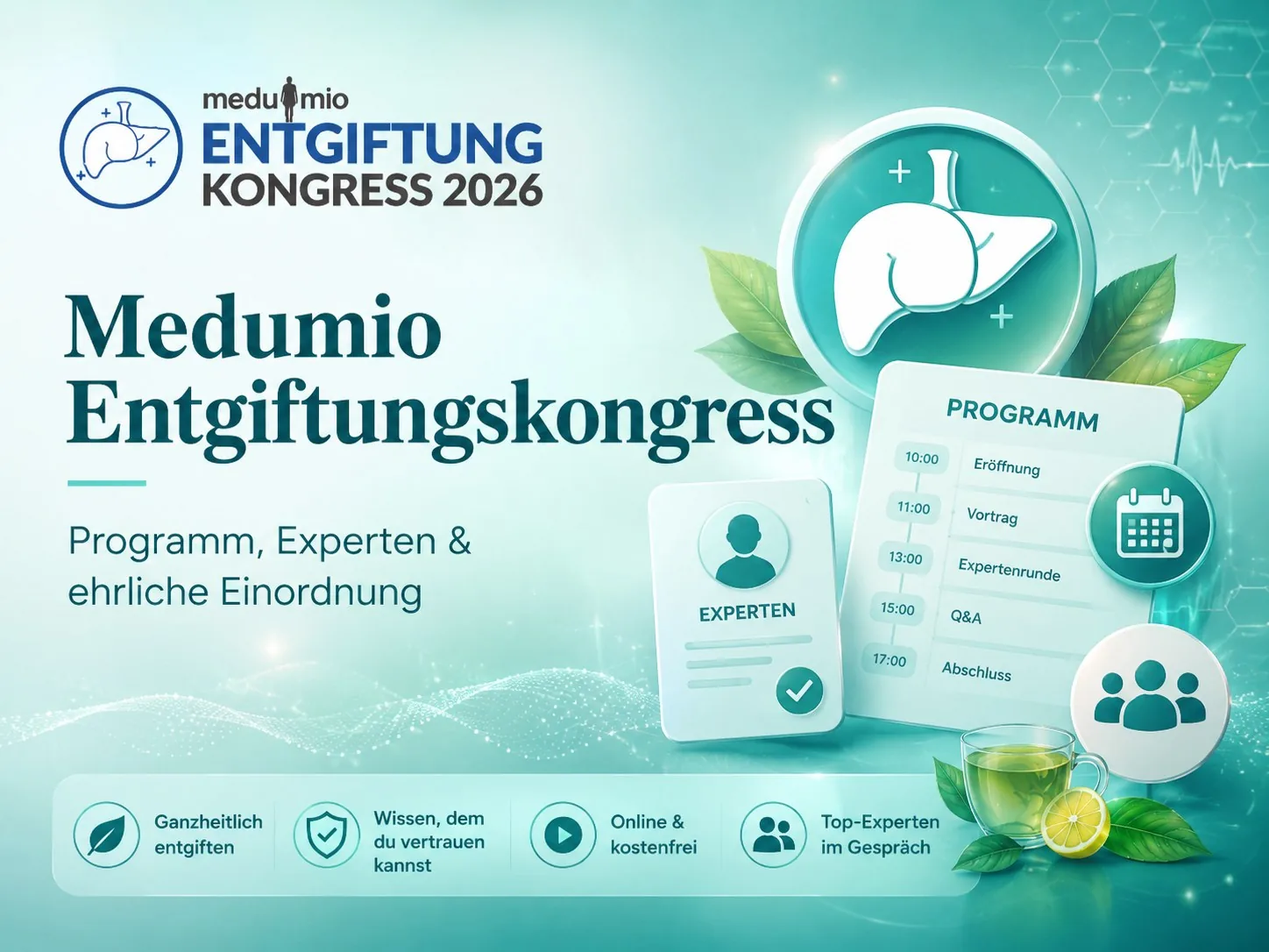 Medumio Entgiftungskongress – Programm, Experten & ehrliche Einordnung