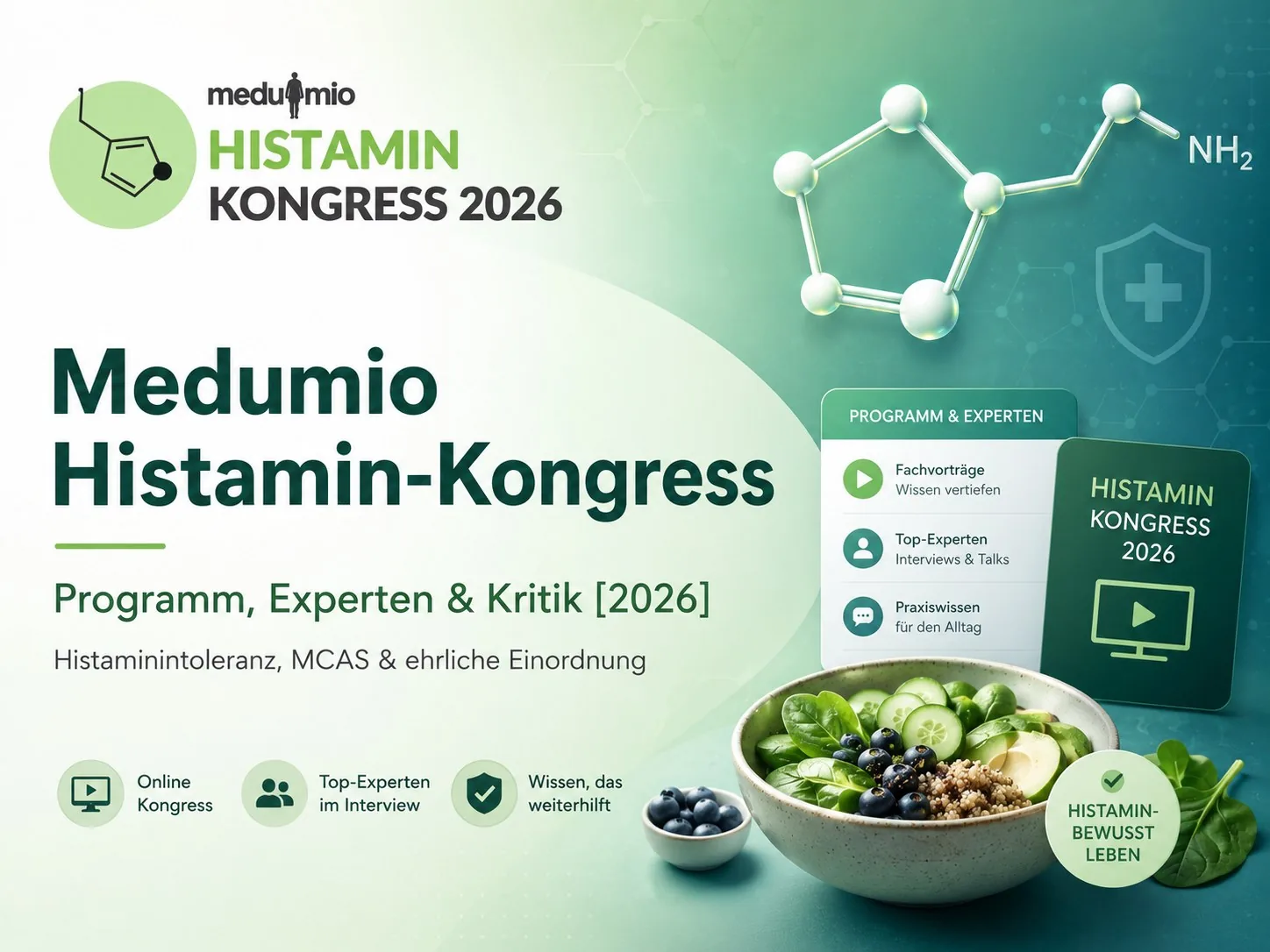 Medumio Histamin-Kongress – Histaminintoleranz, MCAS & ehrliche Einordnung