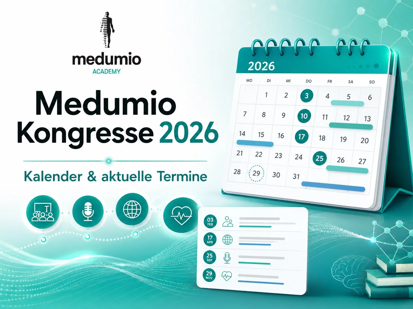 Medumio Kongresse 2026: Kalender & aktuelle Termine