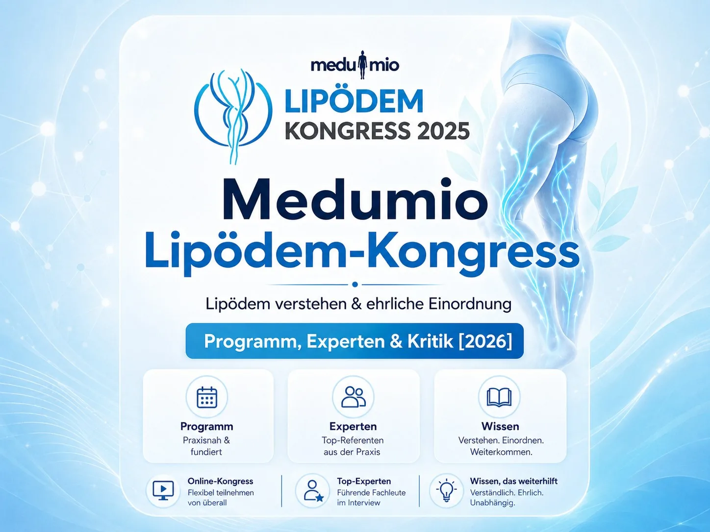 Medumio Lipödem-Kongress – Lipödem verstehen & ehrliche Einordnung